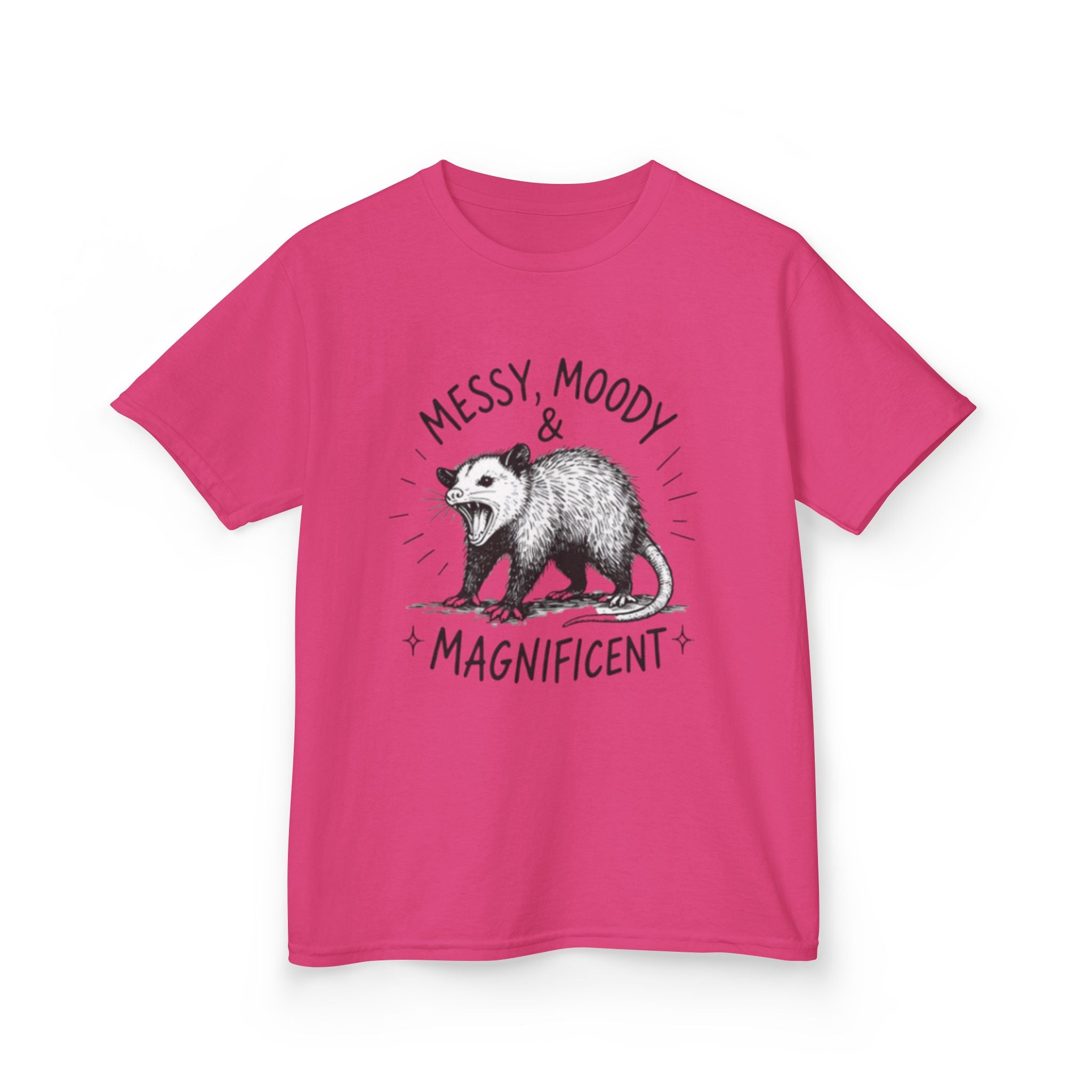 Kids Tee | Messy Moody & Magnificent Opossum Graphic Shirt