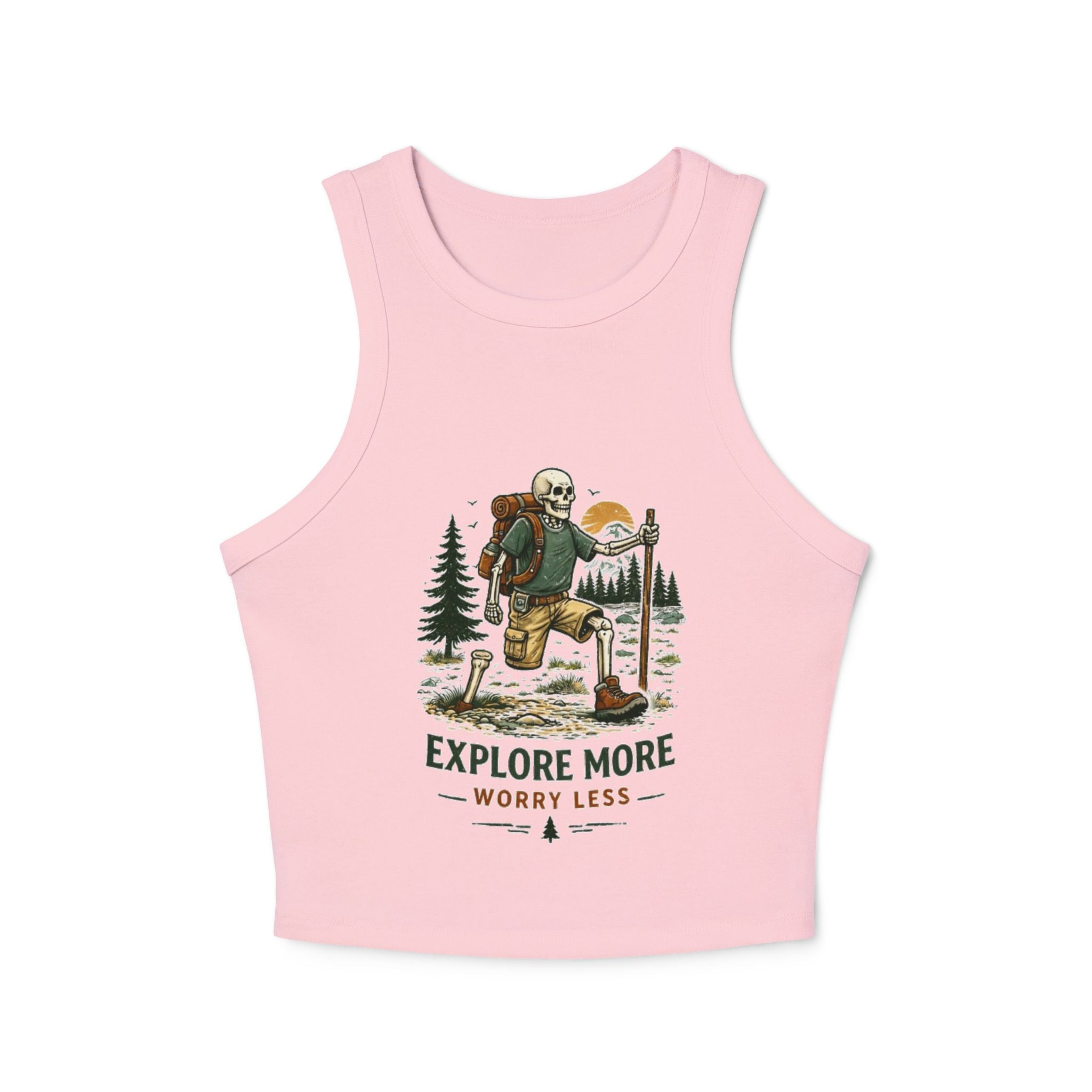 Explore More Worry Less Tank Top | Womens Outdoor Hiking Graphic Tank