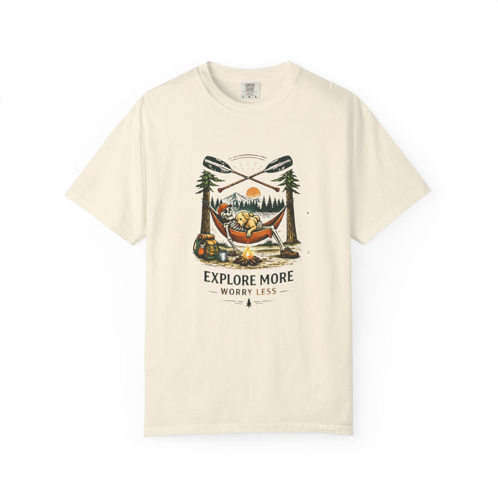 Explore More Worry Less Campfire T-Shirt