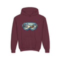 Youth Ski Goggles Hoodie | Winter Snowboard Scene Pullover