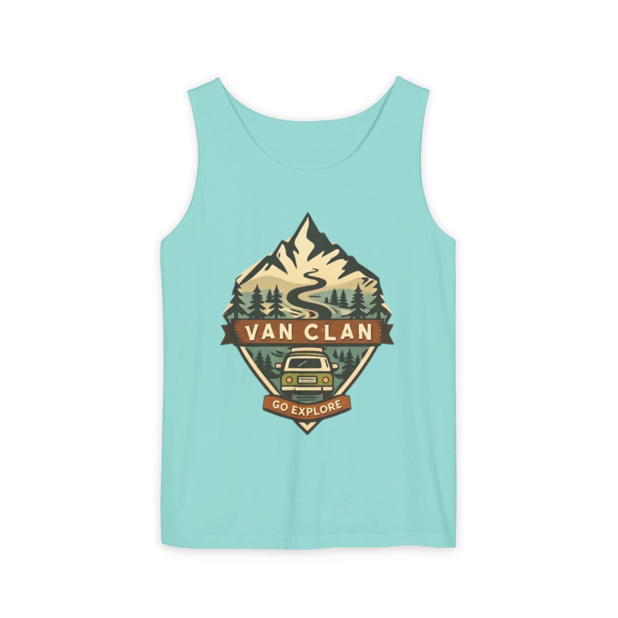 Van Clan Go Explore Tank Top | Adventure Van life Graphic Tank
