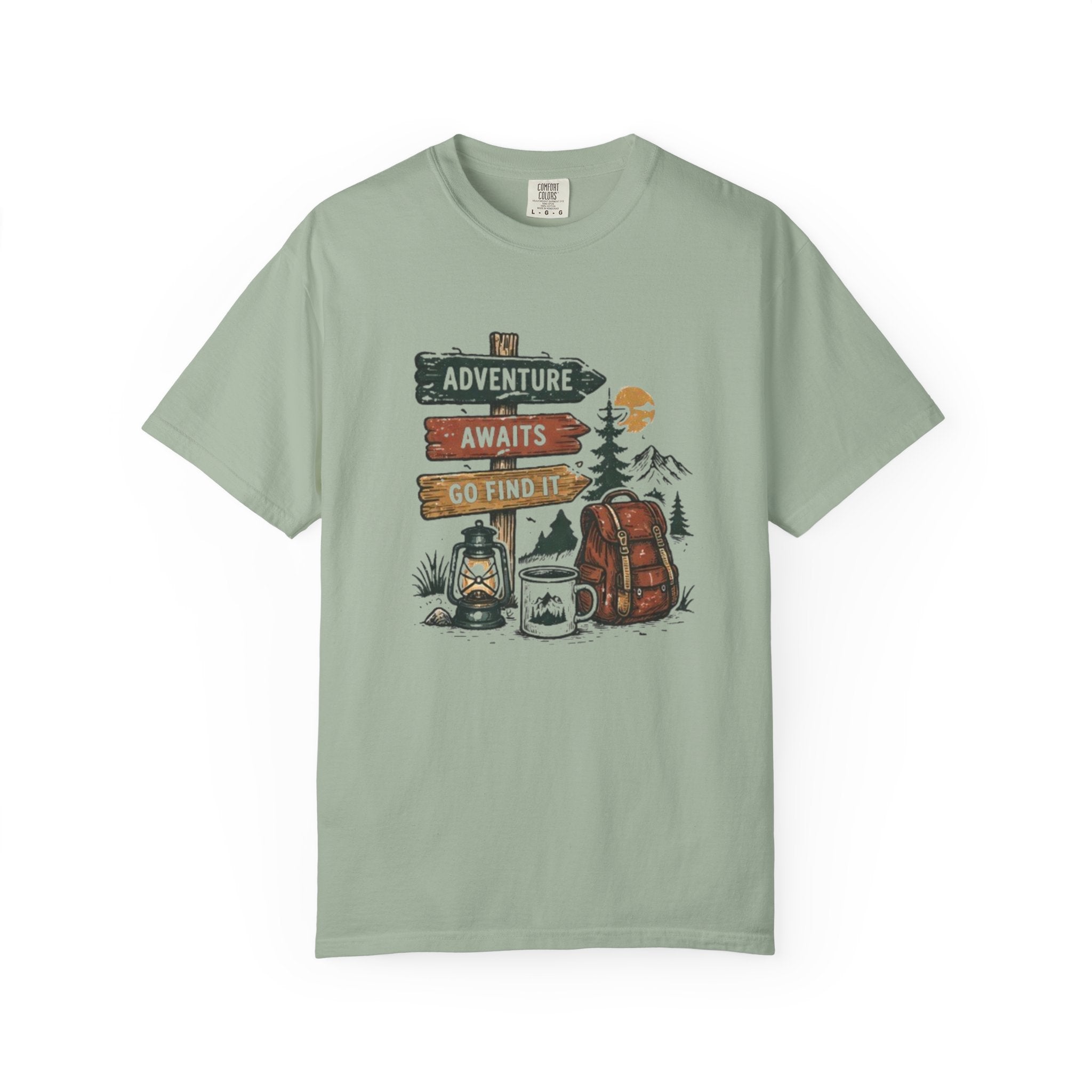 Adventure Awaits Camping T-Shirt | Go Find It Graphic Tee