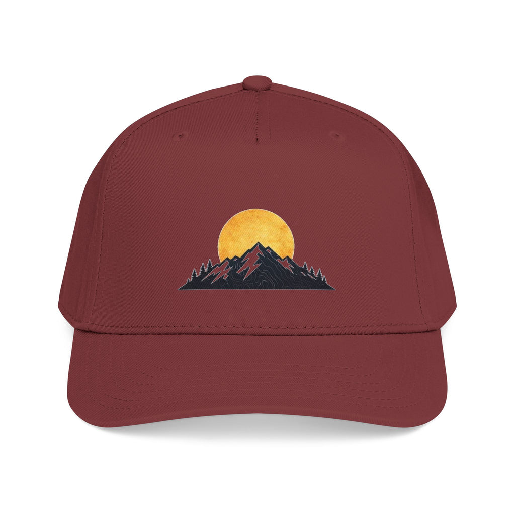 Mountain Landscape Baseball Cap | Rustic Outdoor Hiking Ball Cap