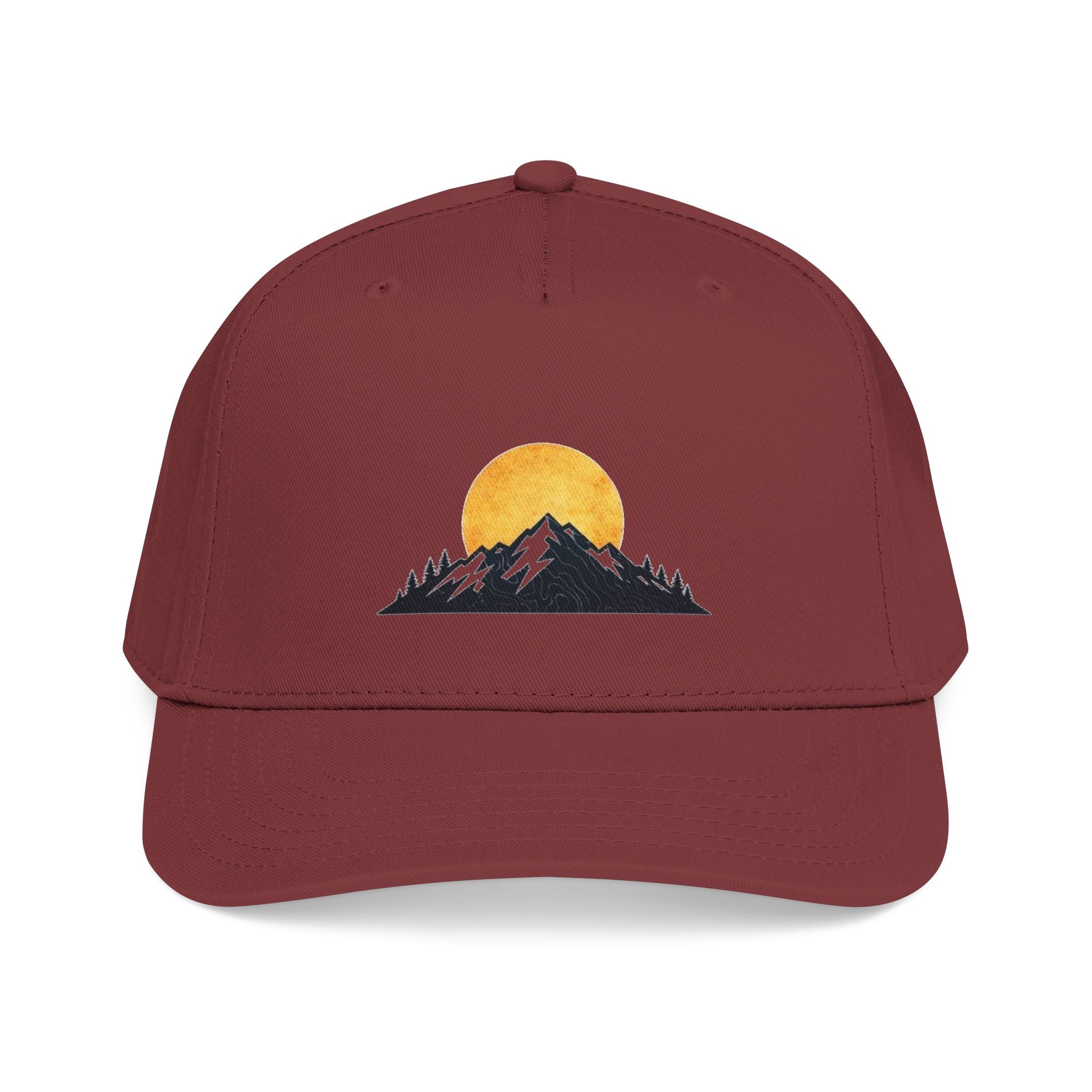 Mountain Landscape Baseball Cap | Rustic Outdoor Hiking Ball Cap