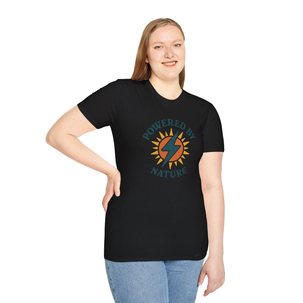 Powered by Nature T-Shirt | Eco-Inspired Graphic Tee