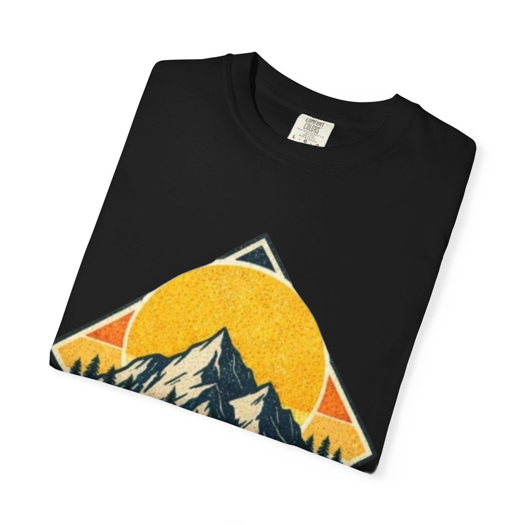 Mountain Sunset T-Shirt | Retro Outdoor Graphic Tee