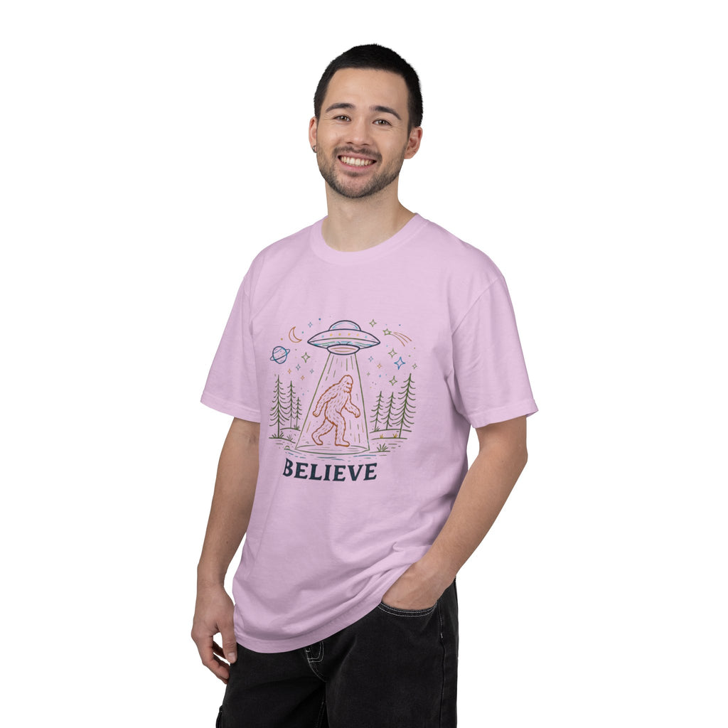 Believe Sasquatch UFO T-Shirt