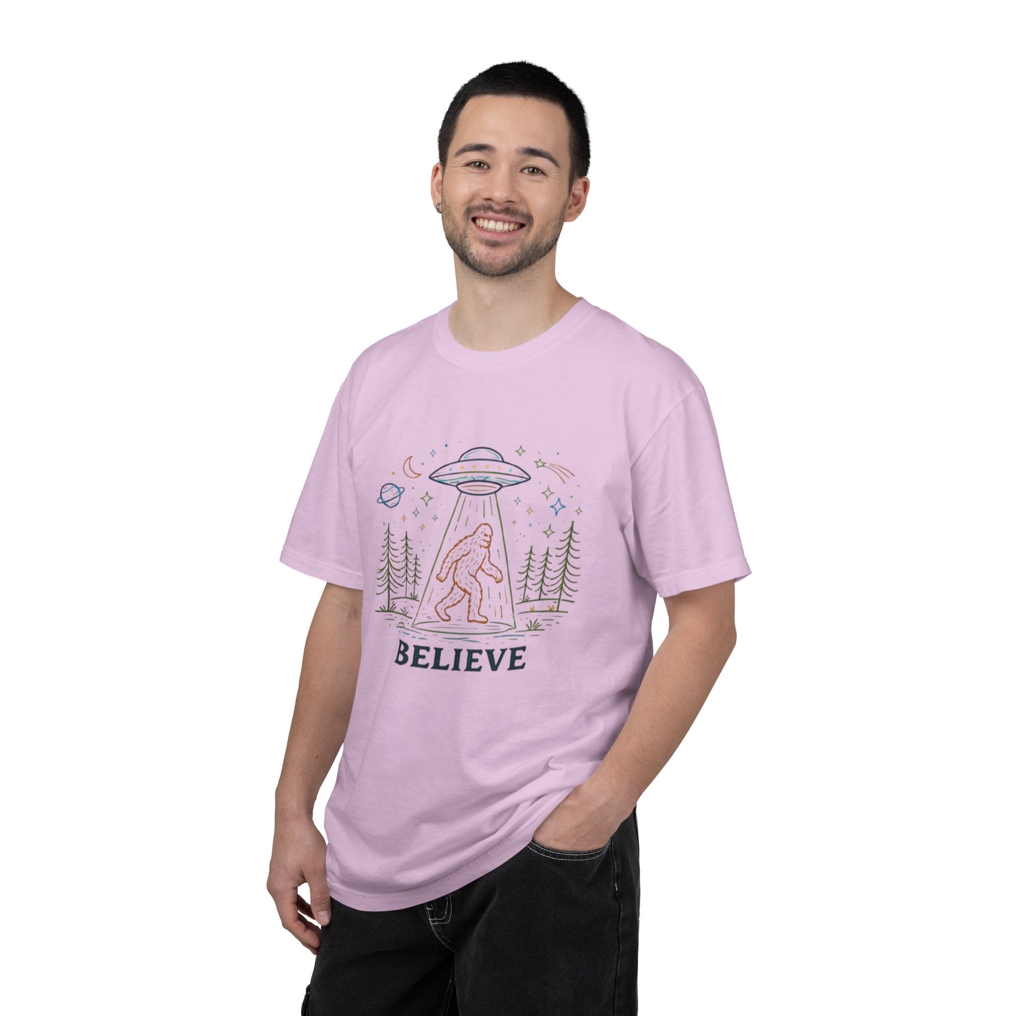 Believe Sasquatch UFO T-Shirt