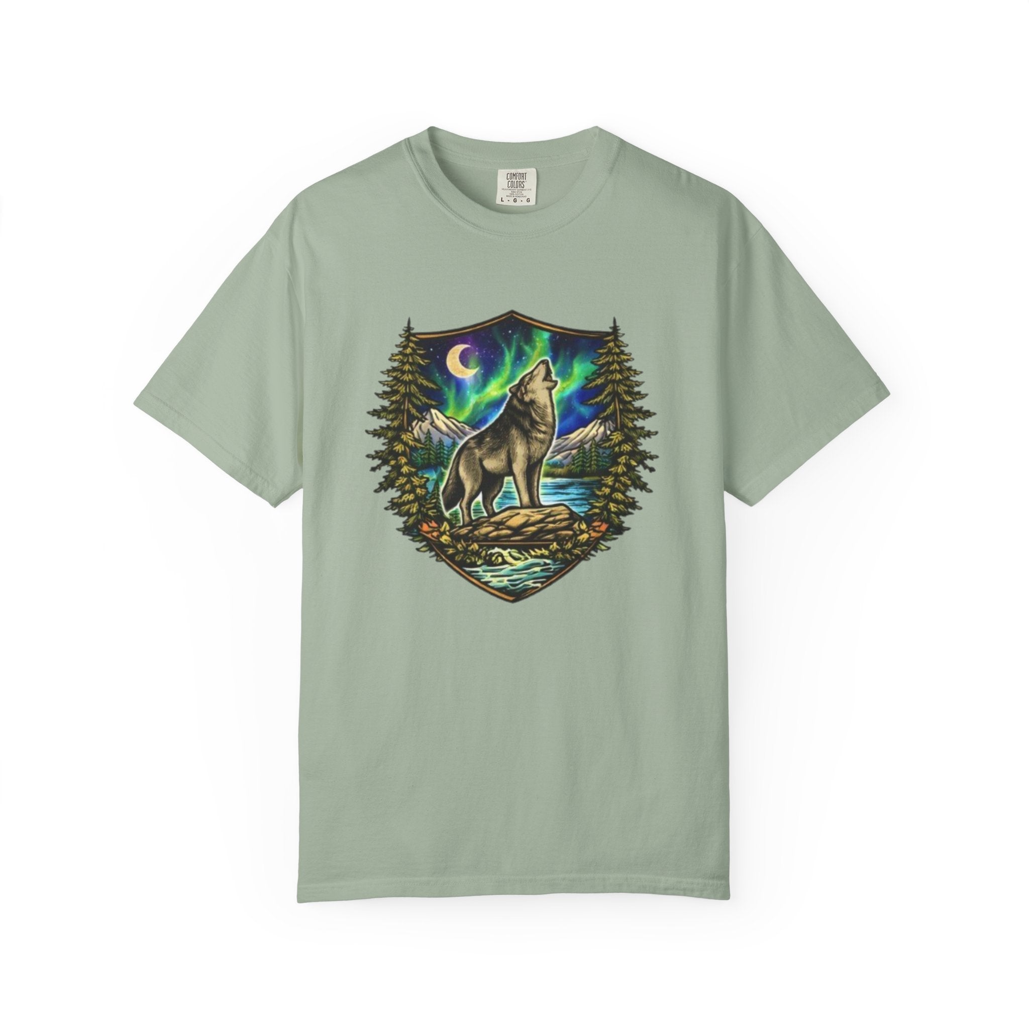 Wolf Howl T-Shirt | Northern Lights Outdoor Graphic Tee
