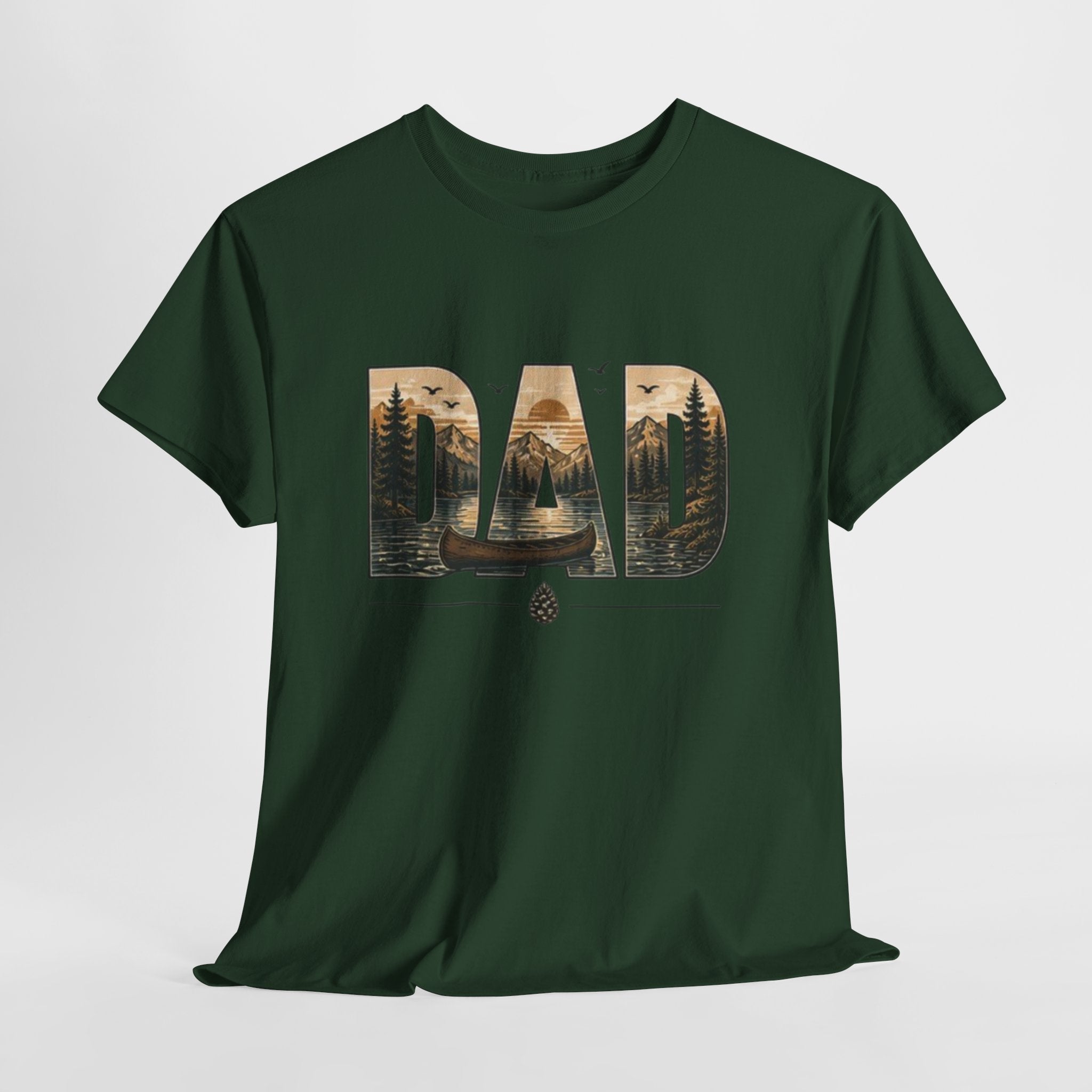 Canoeing Landscape Tee | Gift for Outdoorsman |Gift for Dad