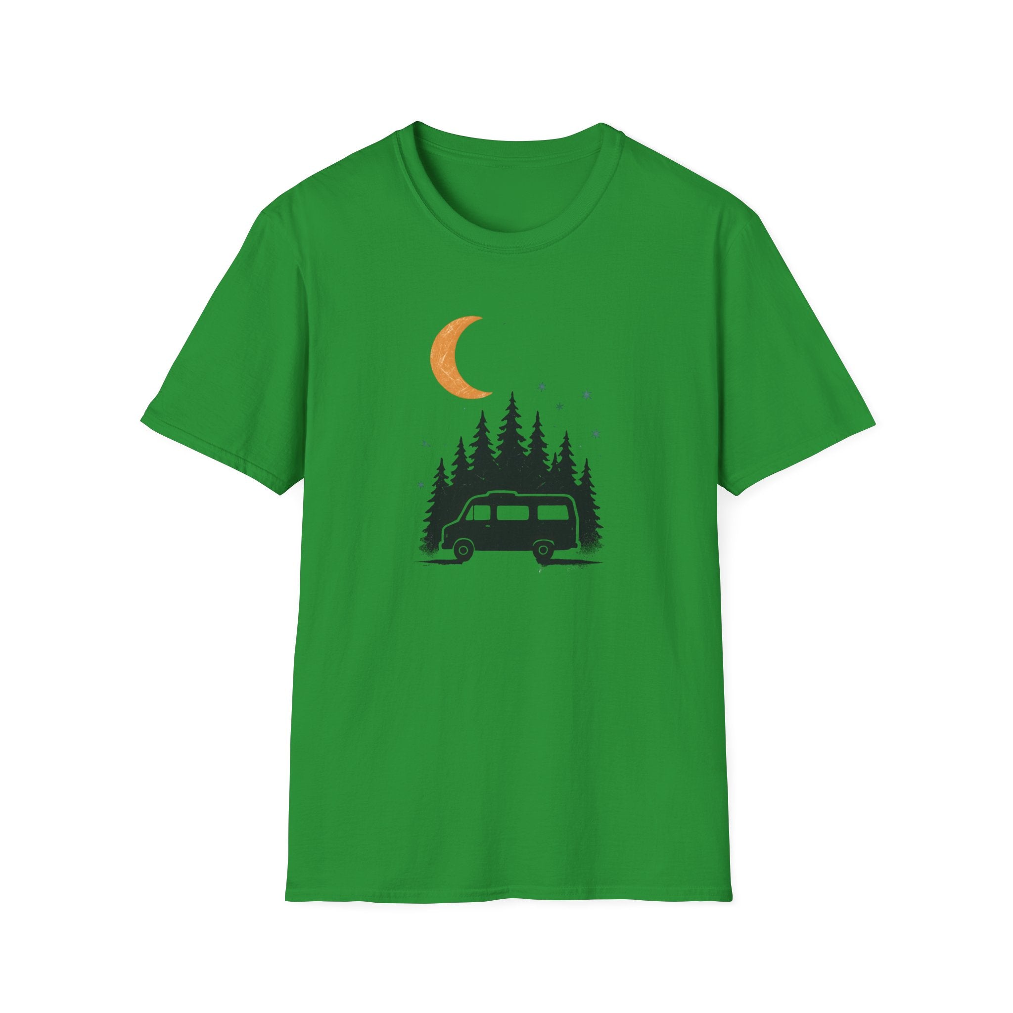 Moonlit Forest Camper T-Shirt | Moonlit Forest Camping Tee