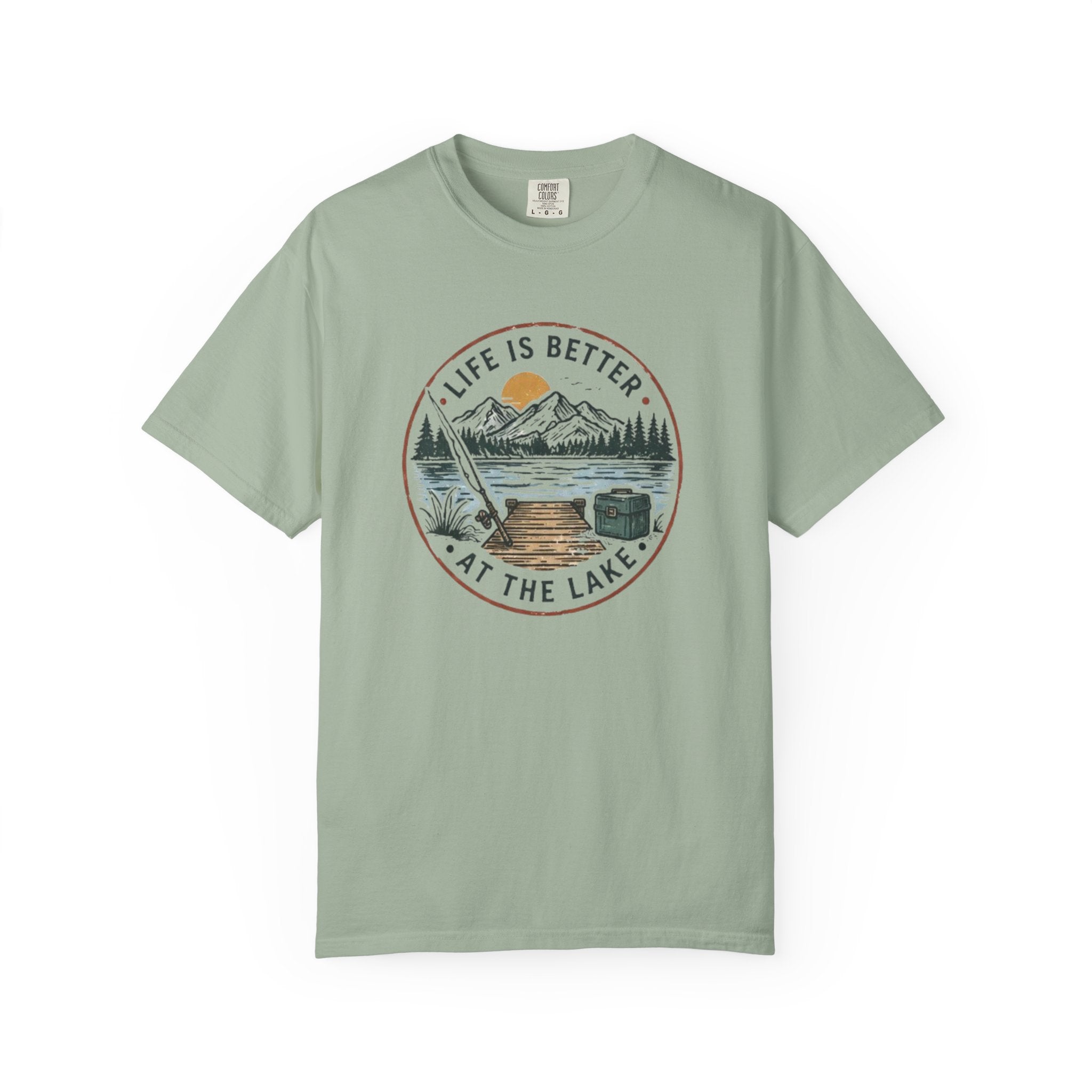 Life Is Better at the Lake Fishing Tee | Gift for Him or Her
