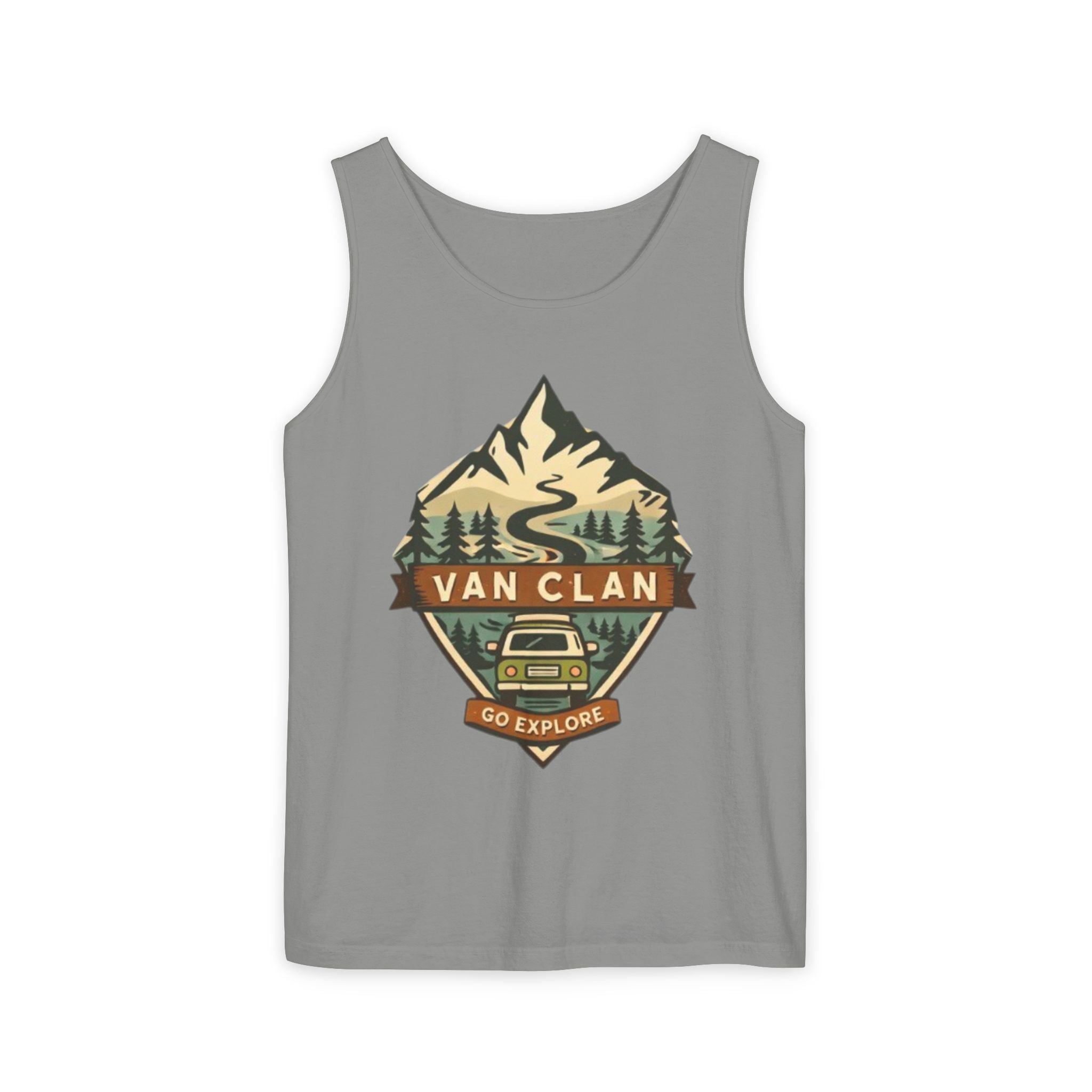Van Clan Go Explore Tank Top | Adventure Van life Graphic Tank
