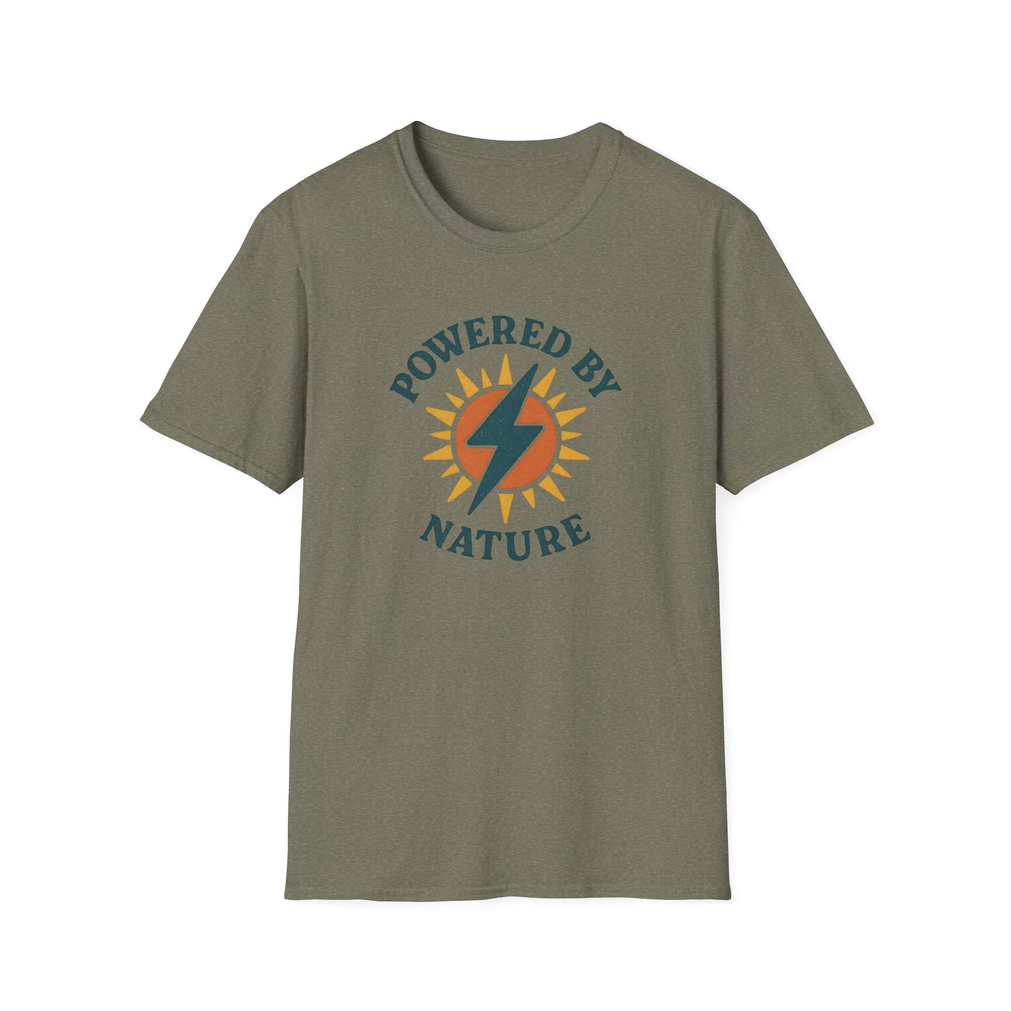 Powered by Nature T-Shirt | Eco-Inspired Graphic Tee