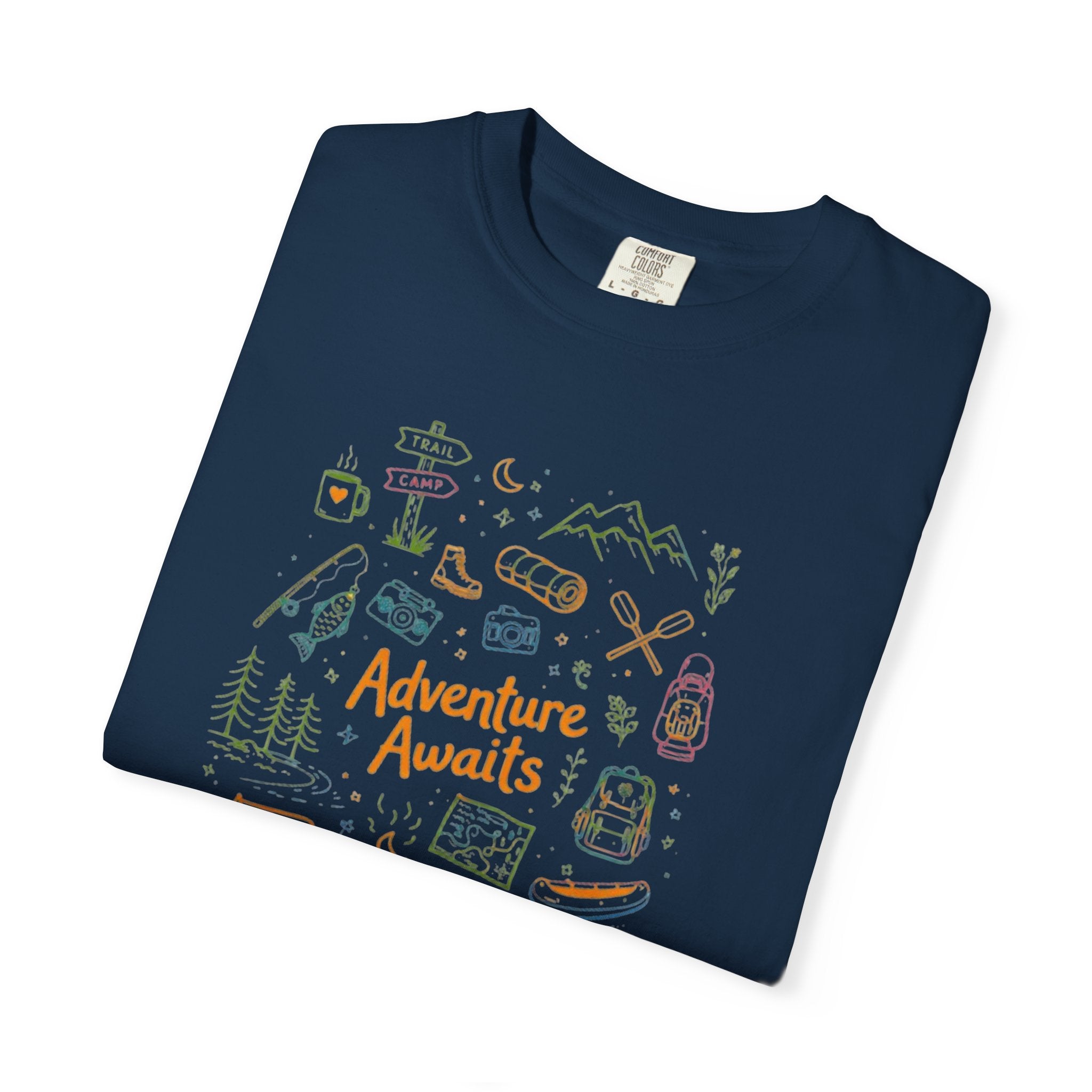 Adventure Awaits Camping T-Shirt | Outdoor Catalog Tee