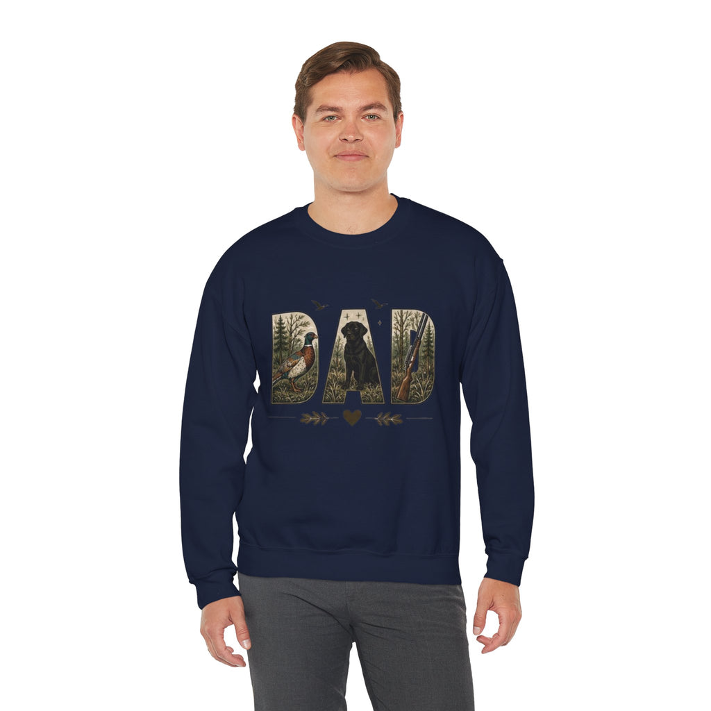 Dad Woodland Hunting Crewneck Sweatshirt | Fathers Day Gift
