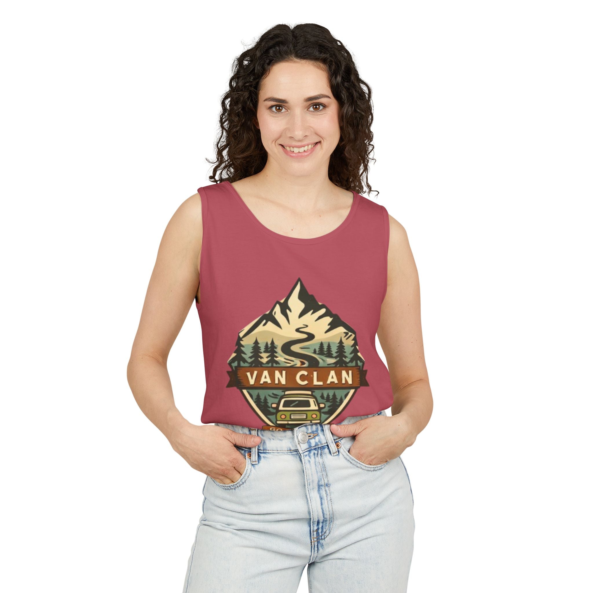 Van Clan Go Explore Tank Top | Adventure Van life Graphic Tank