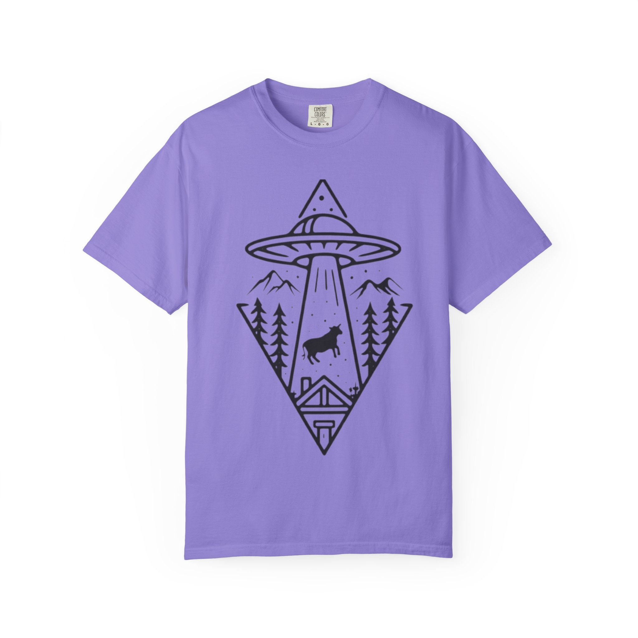 Cow UFO T-Shirt | Alien Abduction Graphic Tee