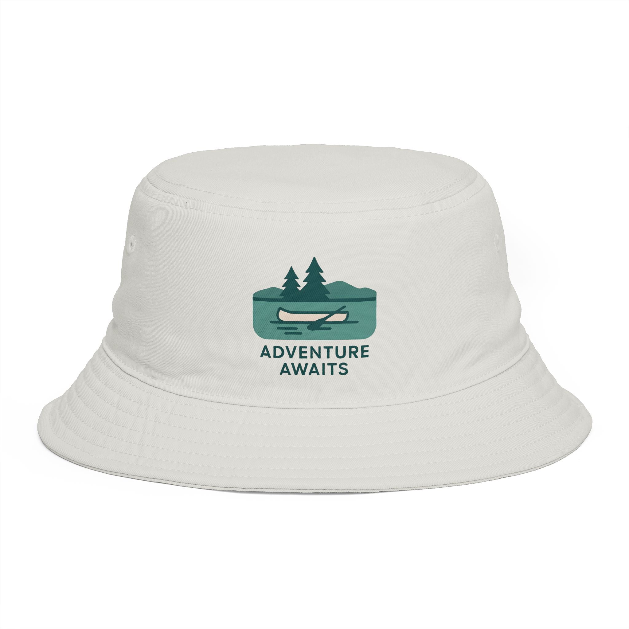 Adventure Awaits Bucket Hat | Canoe & Lake Outdoor Travel Hat