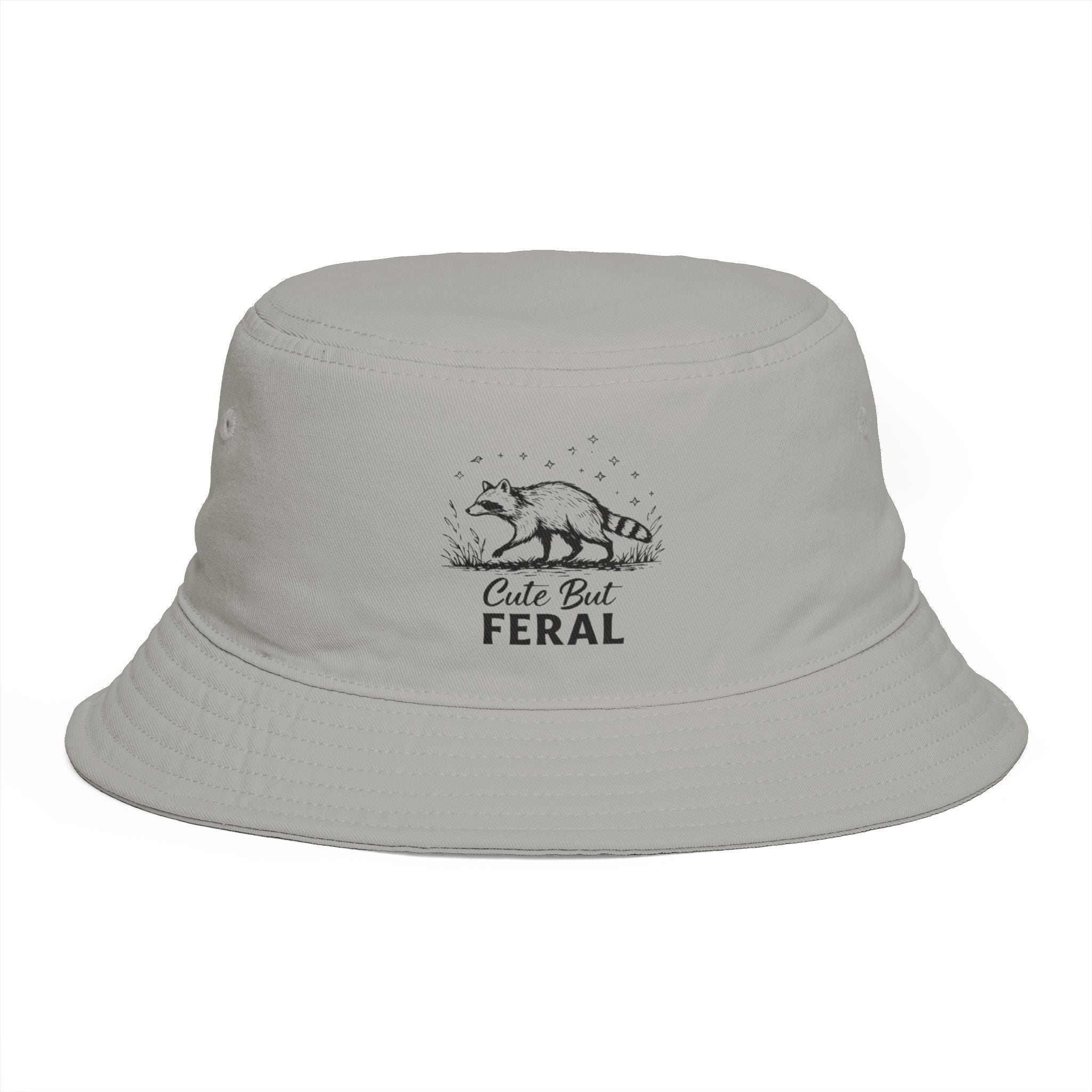 Feral Raccoon Cute Bucket Hat | Adorable Wild Animal Style
