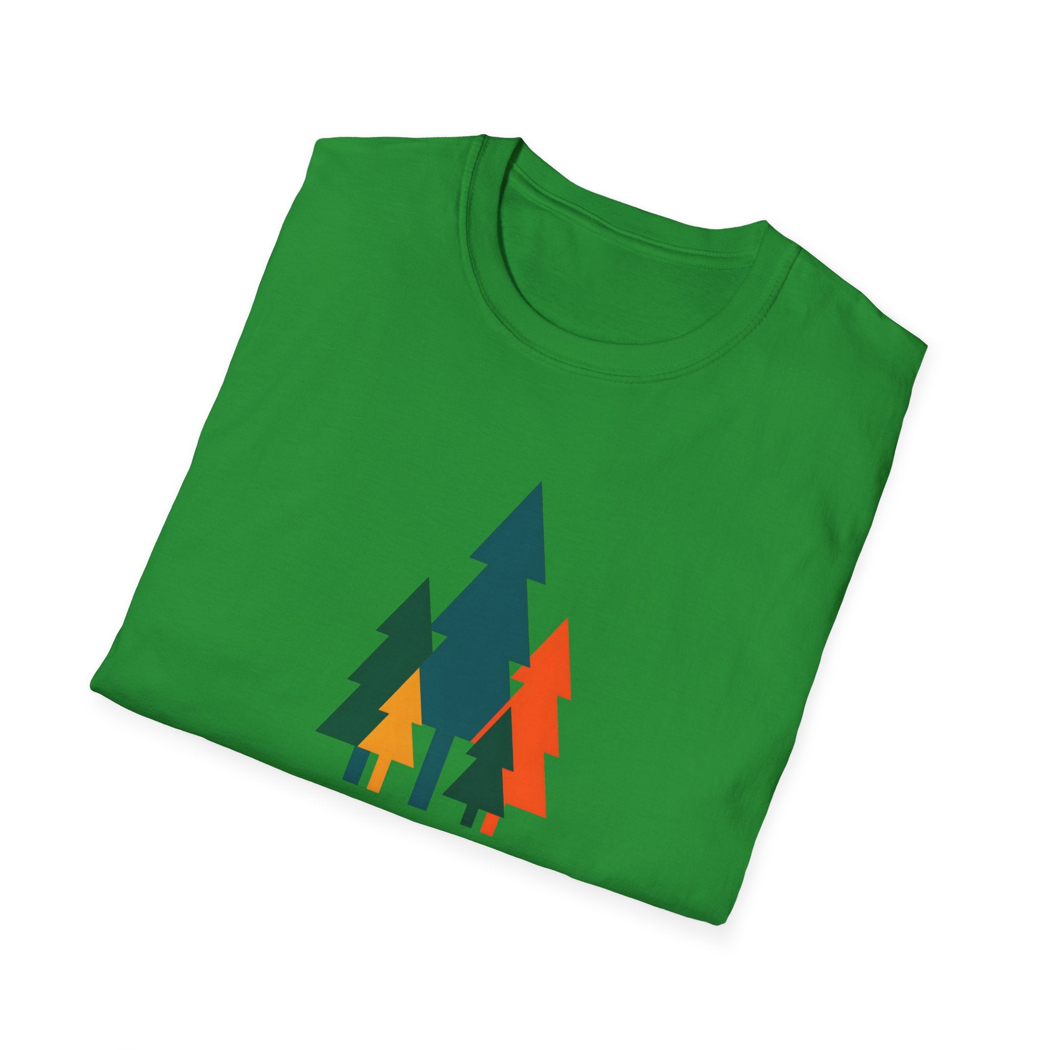 Colorful Pine Trees T-Shirt | Vibrant Forest Graphic Tee