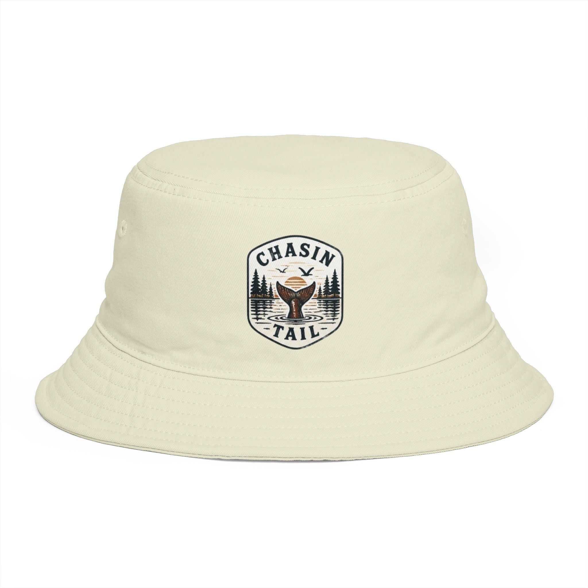 Chasin Tail Hunting Bucket Hat | Rustic Outdoorsman Fish & Duck Patch