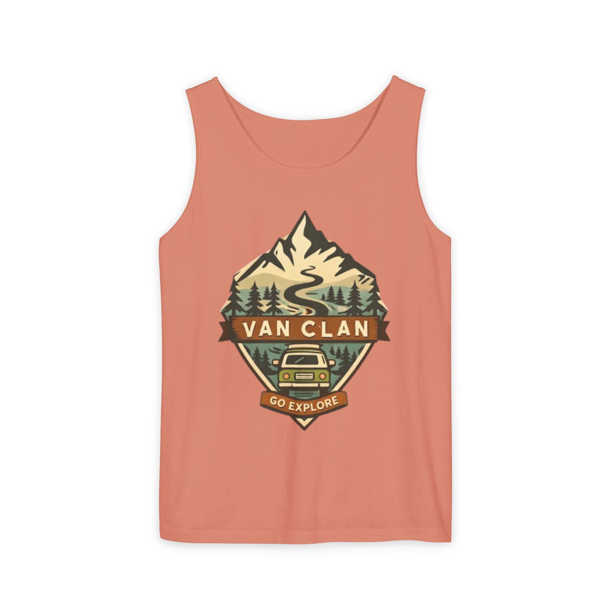 Van Clan Go Explore Tank Top | Adventure Van life Graphic Tank