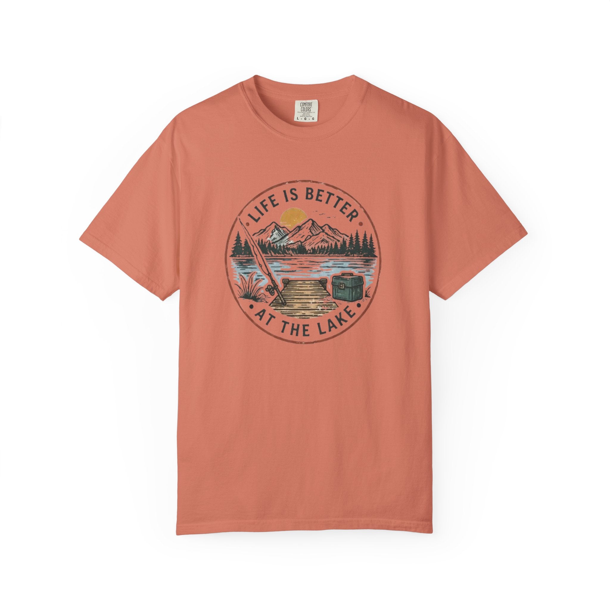 Life Is Better at the Lake Fishing Tee | Gift for Him or Her