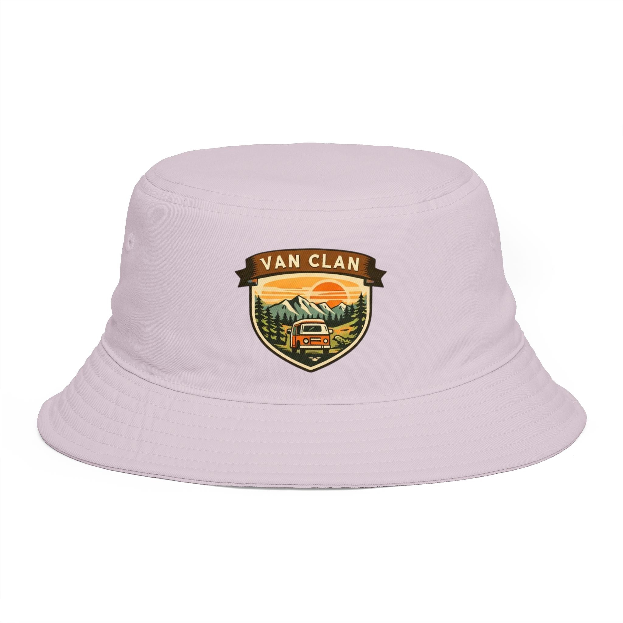 Van Clan Adventure Bucket Hat | Outdoor Camper Patch Hat