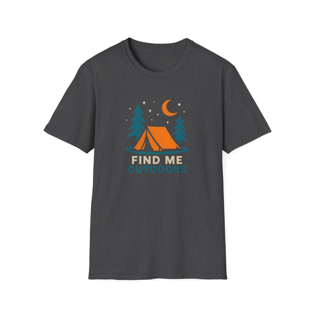 Night Camping Scene T-Shirt | Mountain Campfire Graphic Tee