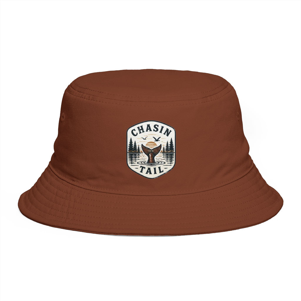 Chasin Tail Hunting Bucket Hat | Rustic Outdoorsman Fish & Duck Patch