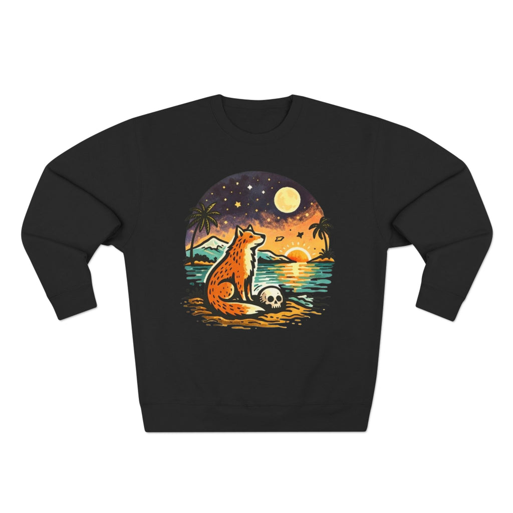 Sunset Cheetah Beach Sweatshirt
