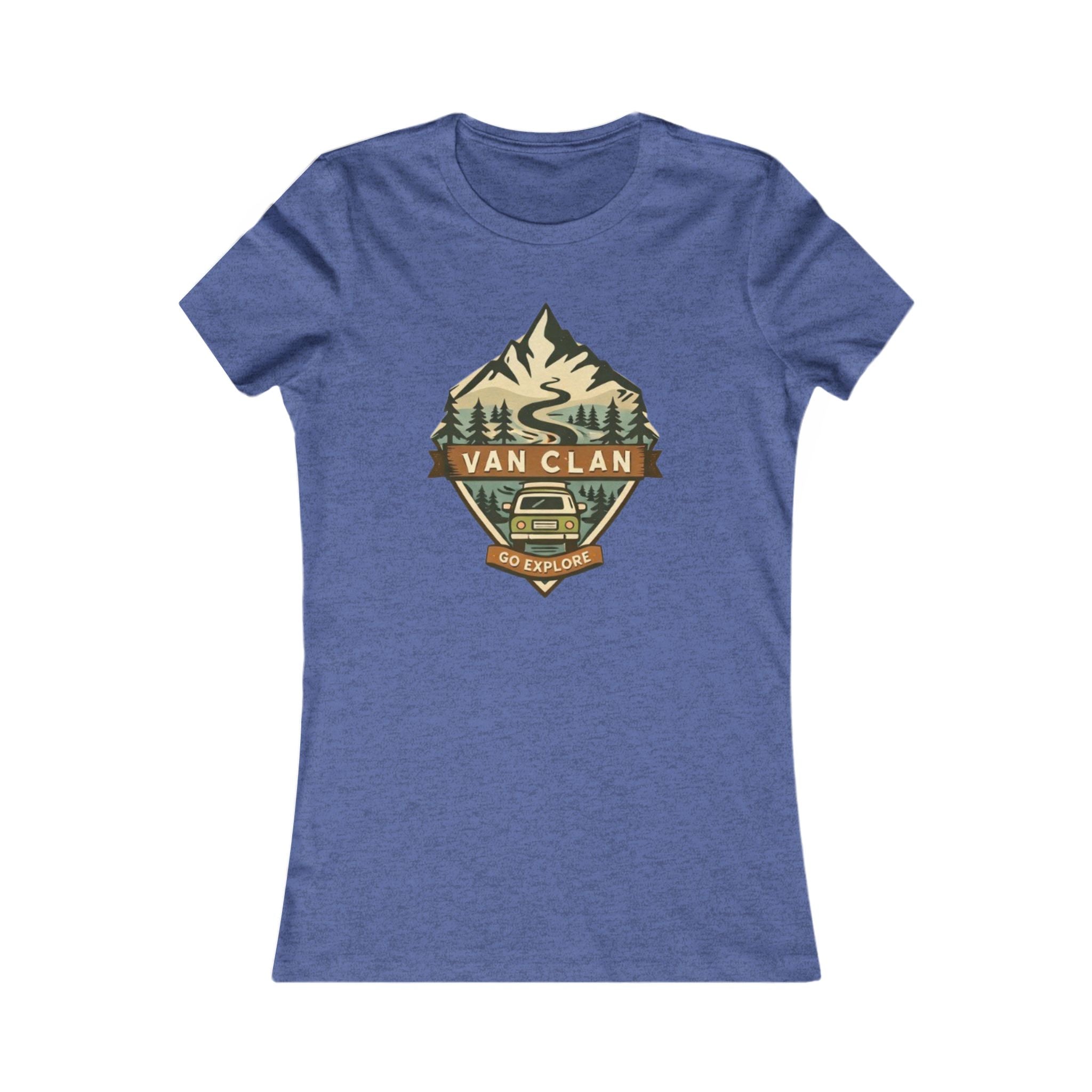 Van Clan Adventure Tee | Womens Mountain Camper Graphic Shirt
