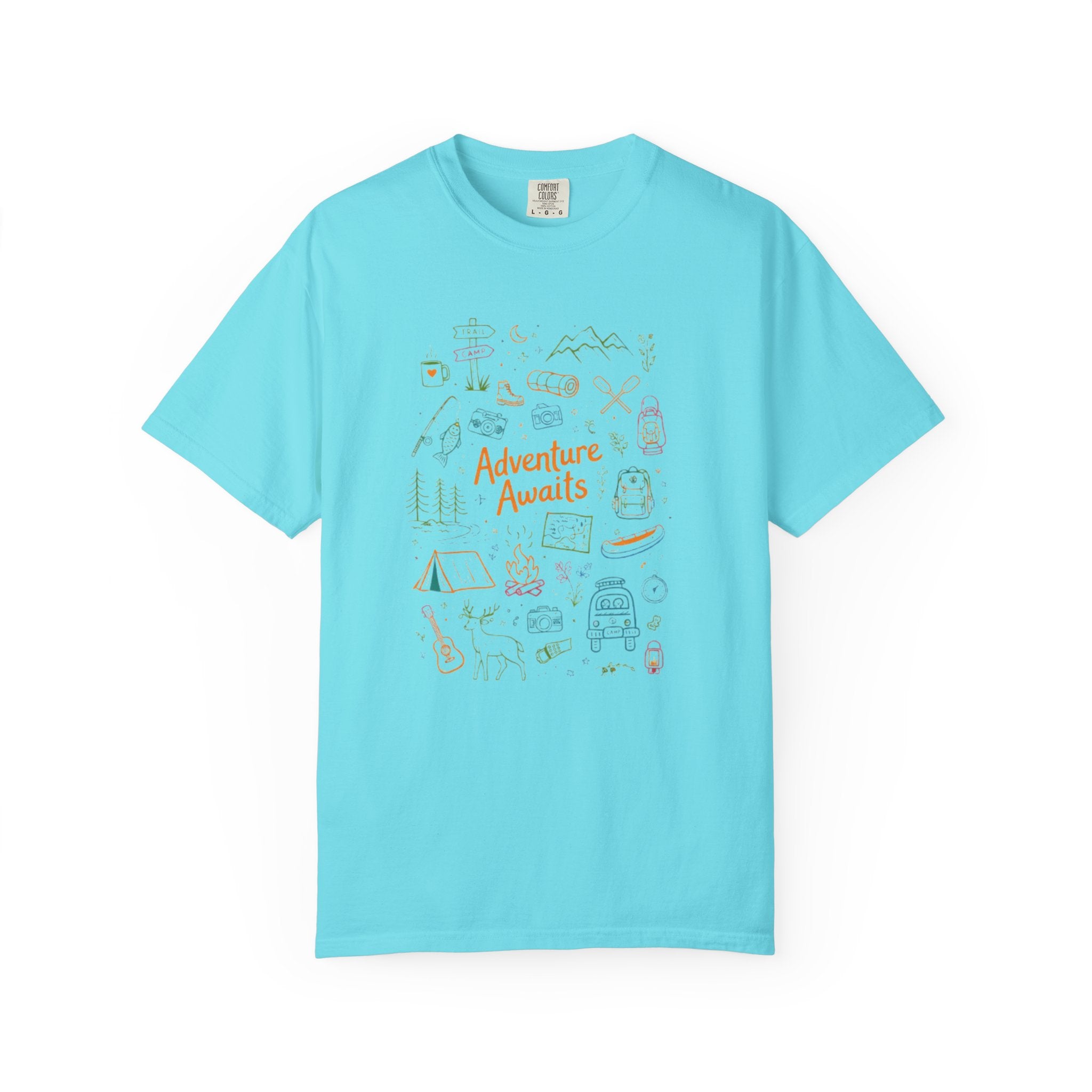 Adventure Awaits Camping T-Shirt | Outdoor Catalog Tee