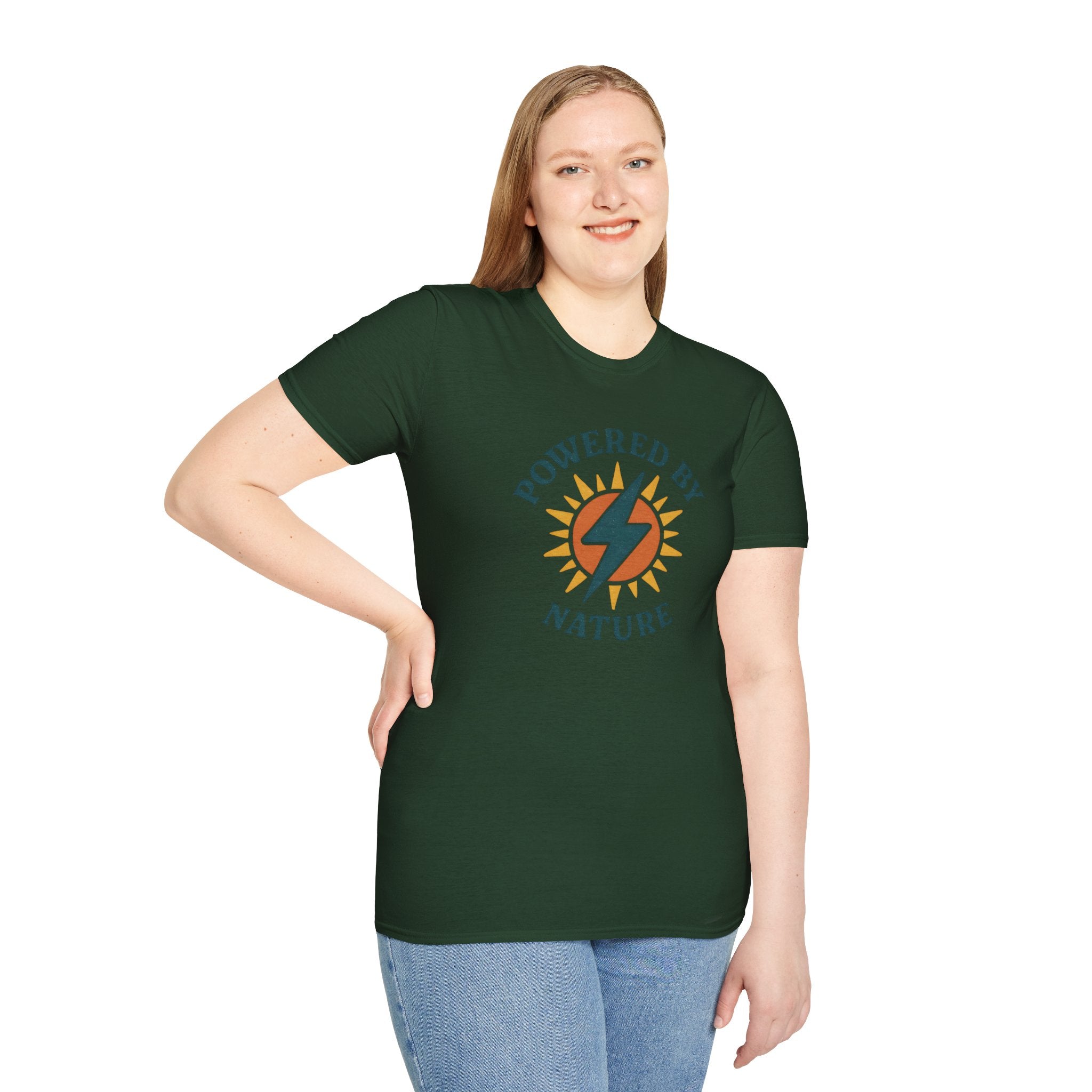 Powered by Nature T-Shirt | Eco-Inspired Graphic Tee