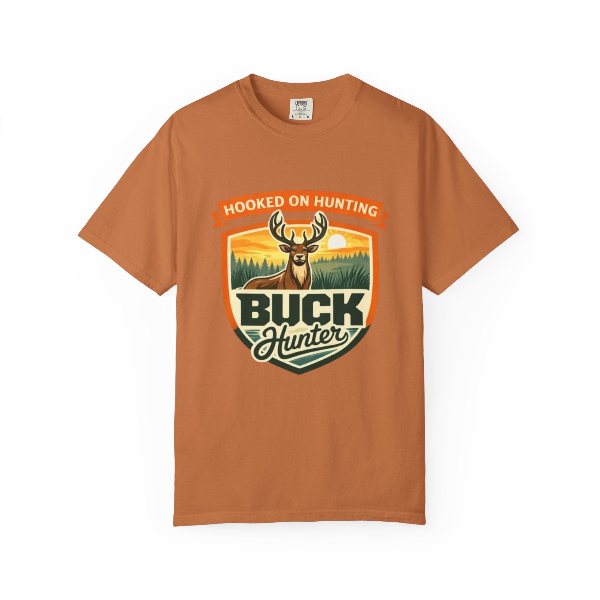 Buck Hunter T-Shirt | Hooked on Hunting Deer Hunting Graphic Tee