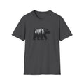 Geometric Bear Forest T-Shirt | Modern Nature Graphic Tee