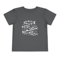 Toddler Tee | Vintage Fish Sketches Kids Short Sleeve Shirt