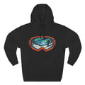 Ski Snowboard Goggles Graphic Hoodie — Mountain Rider Winter Pullover