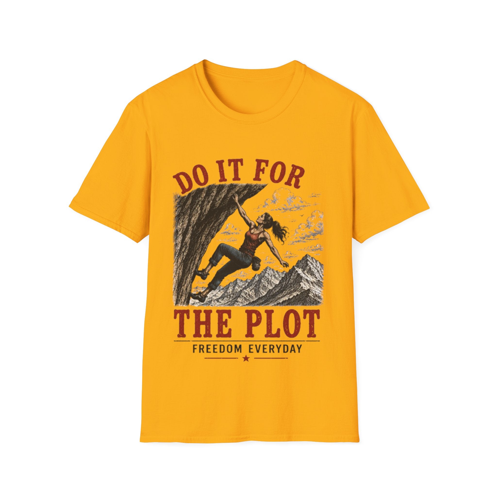 Do It For The Plot T-Shirt | Climbing Adventure Graphic Tee