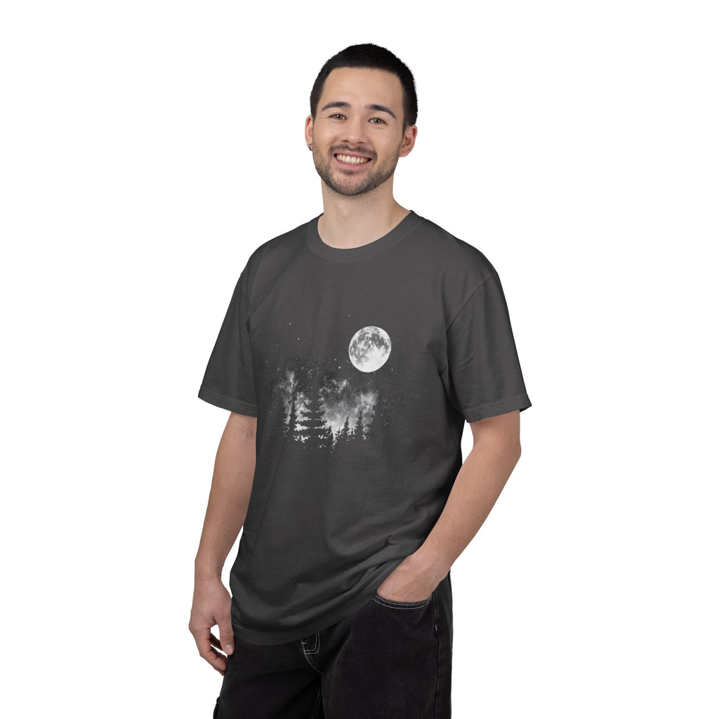 Moonlit Forest T-Shirt | Full Moon Night Sky Tee