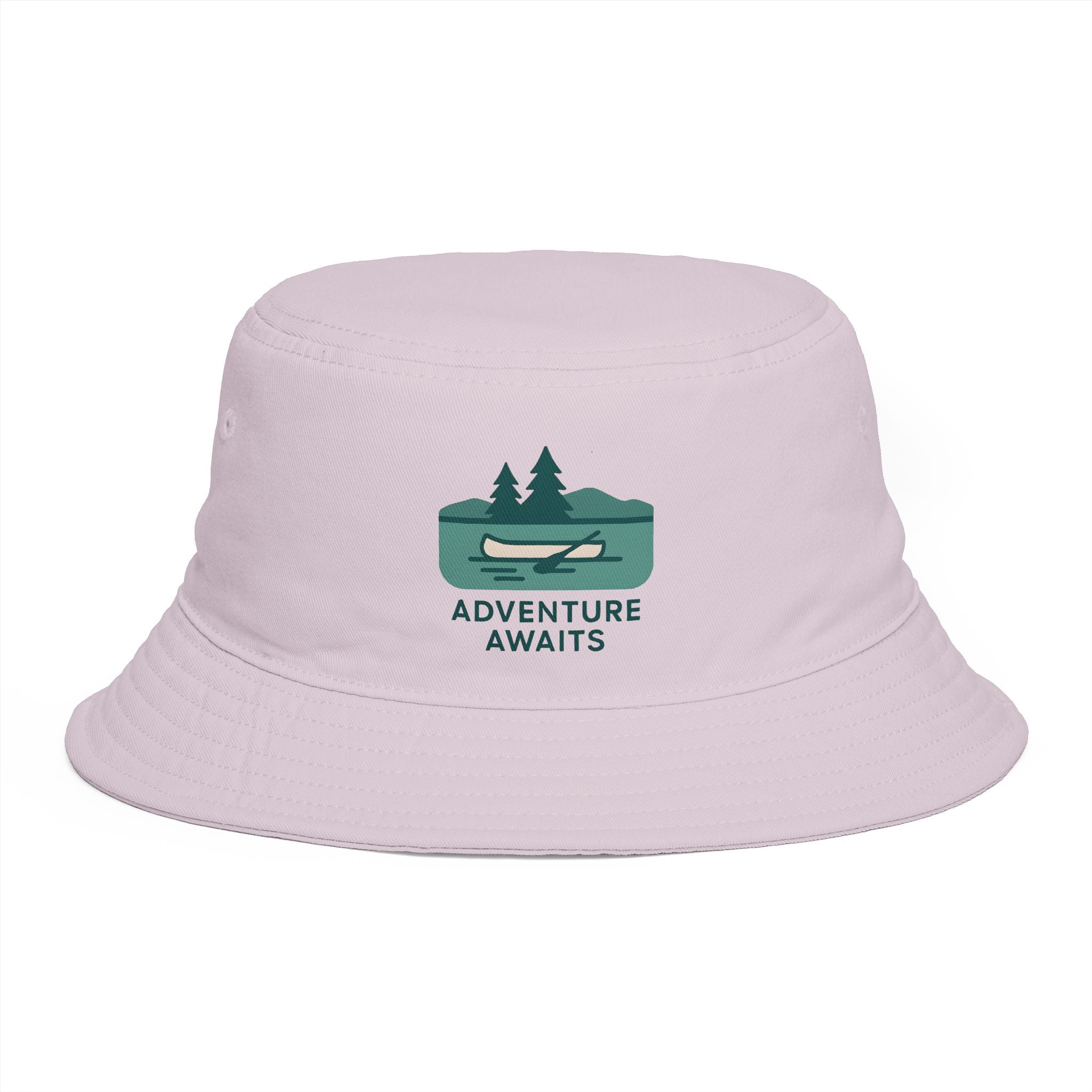 Adventure Awaits Bucket Hat | Canoe & Lake Outdoor Travel Hat