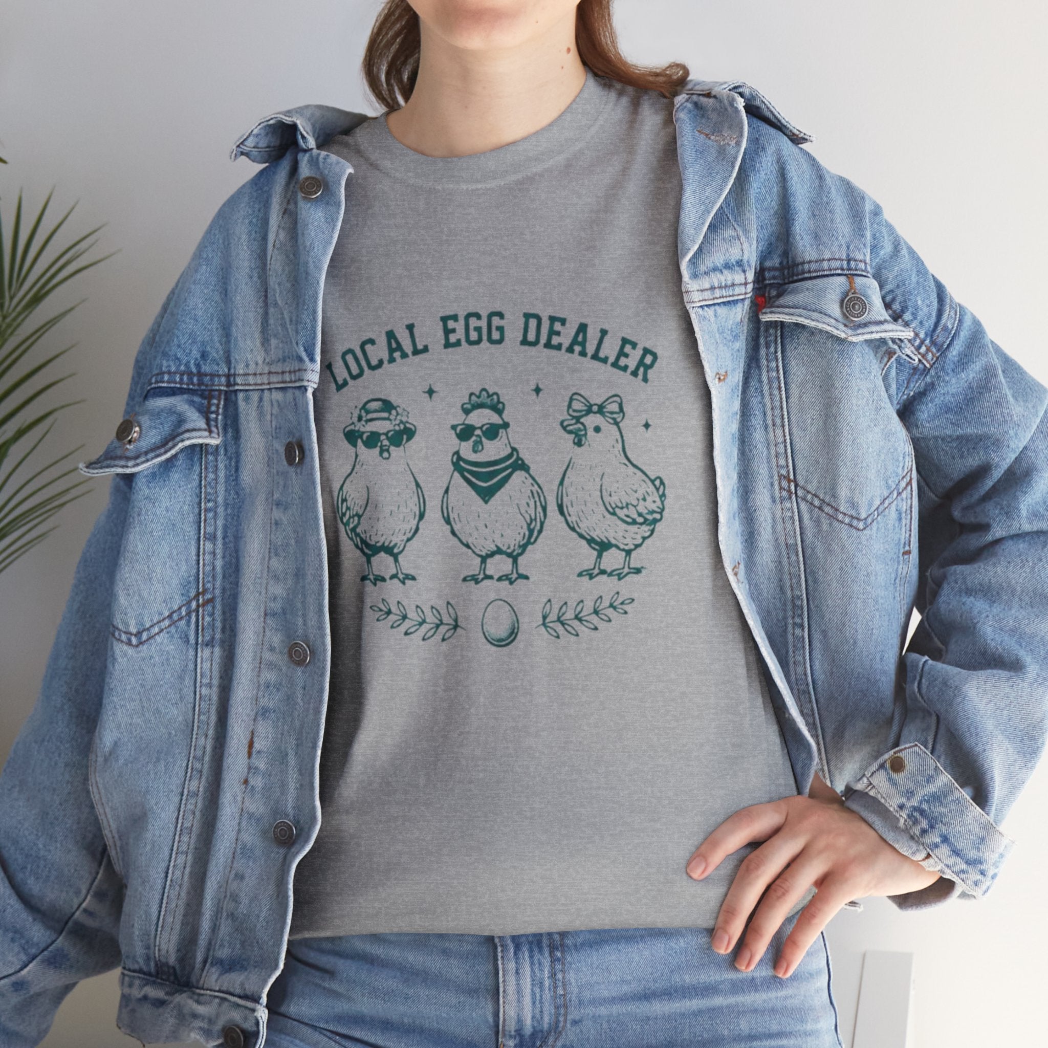 Local Egg Dealer T-Shirt | Cute Vintage Farm Chicken Tee for Chicken Keepers & Farmers
