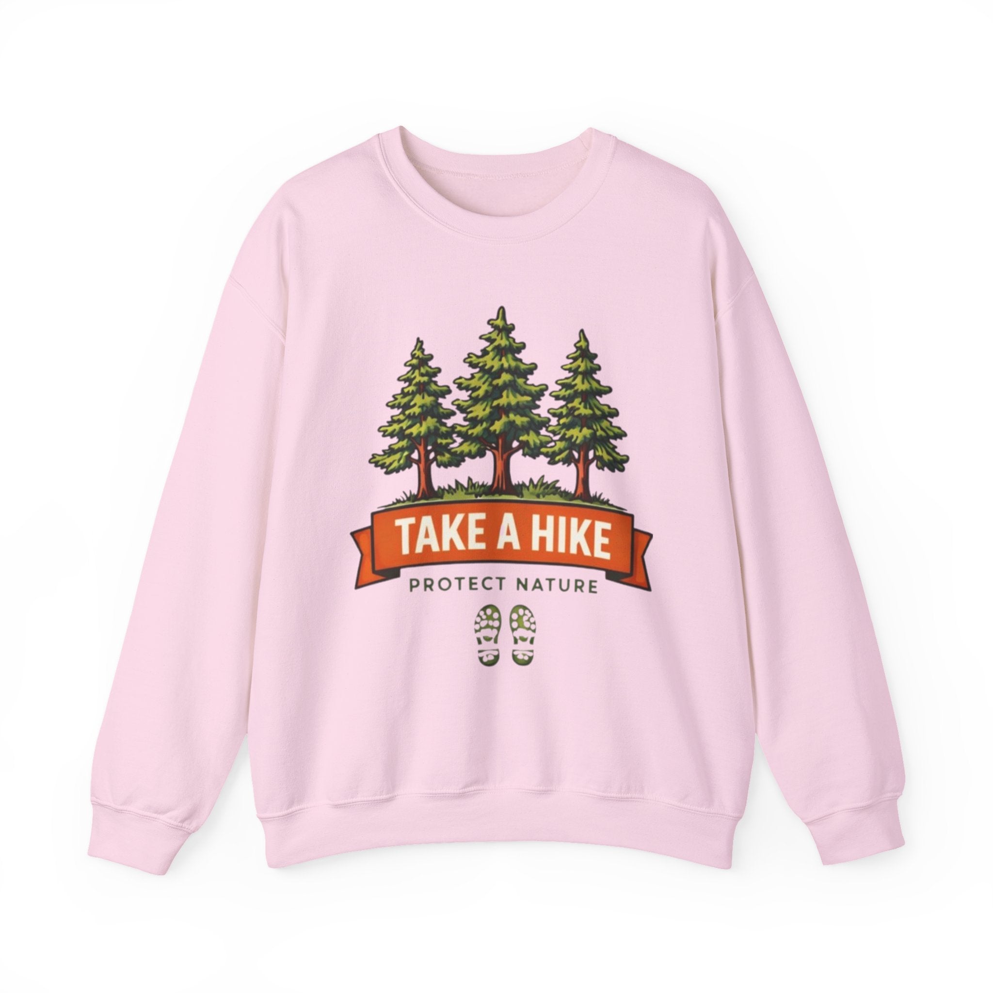 Take a Hike Sweatshirt | Protect Nature Crewneck for Hikers & Outdoor Lovers