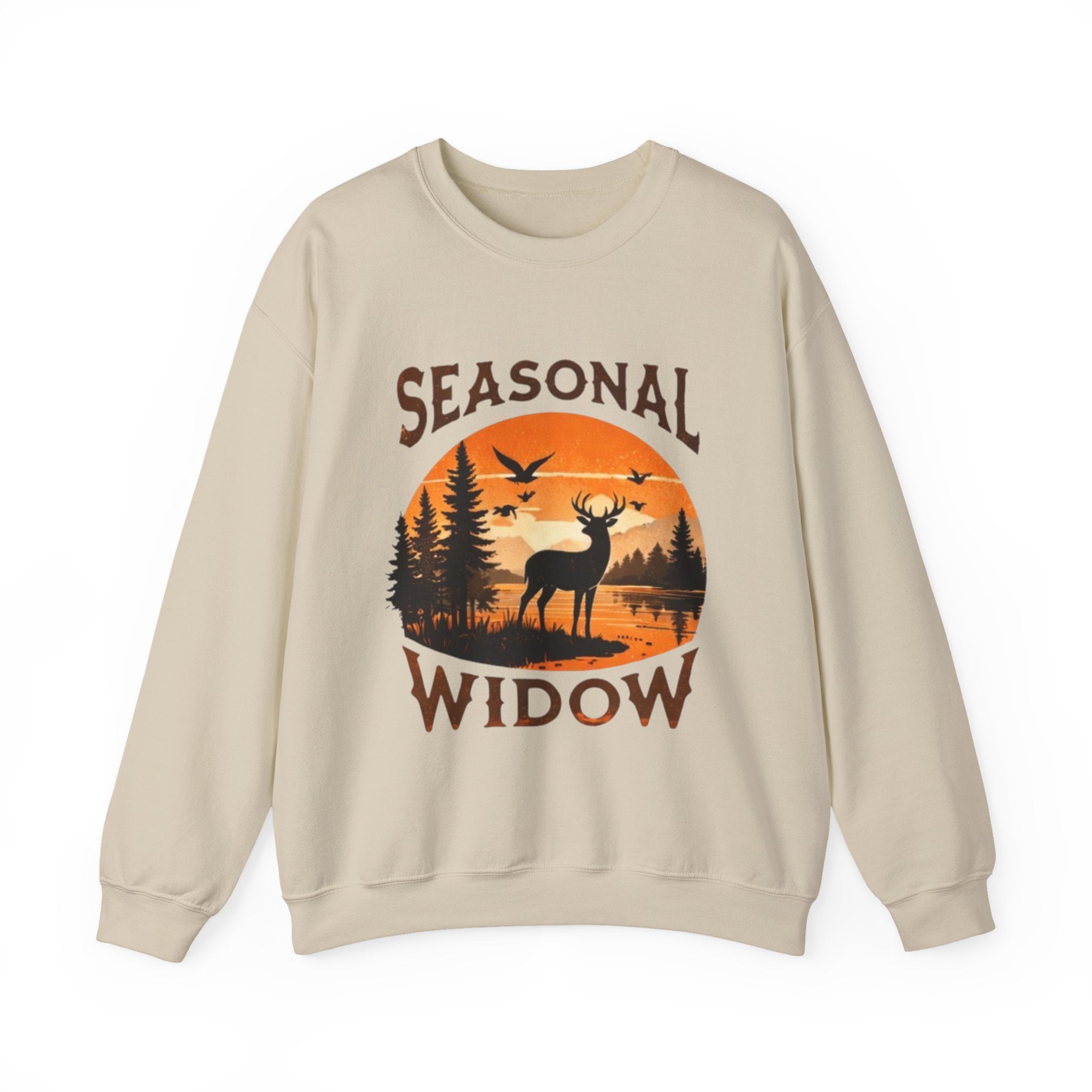 Sweatshirt | "Seasonal Widow" Deer Sunset Crewneck