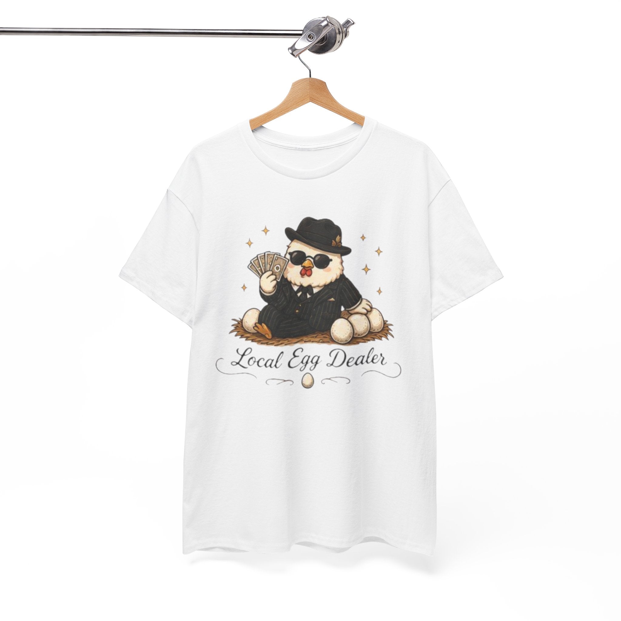 Local Egg Dealer T-Shirt | Cute Chick in Shades Graphic Tee
