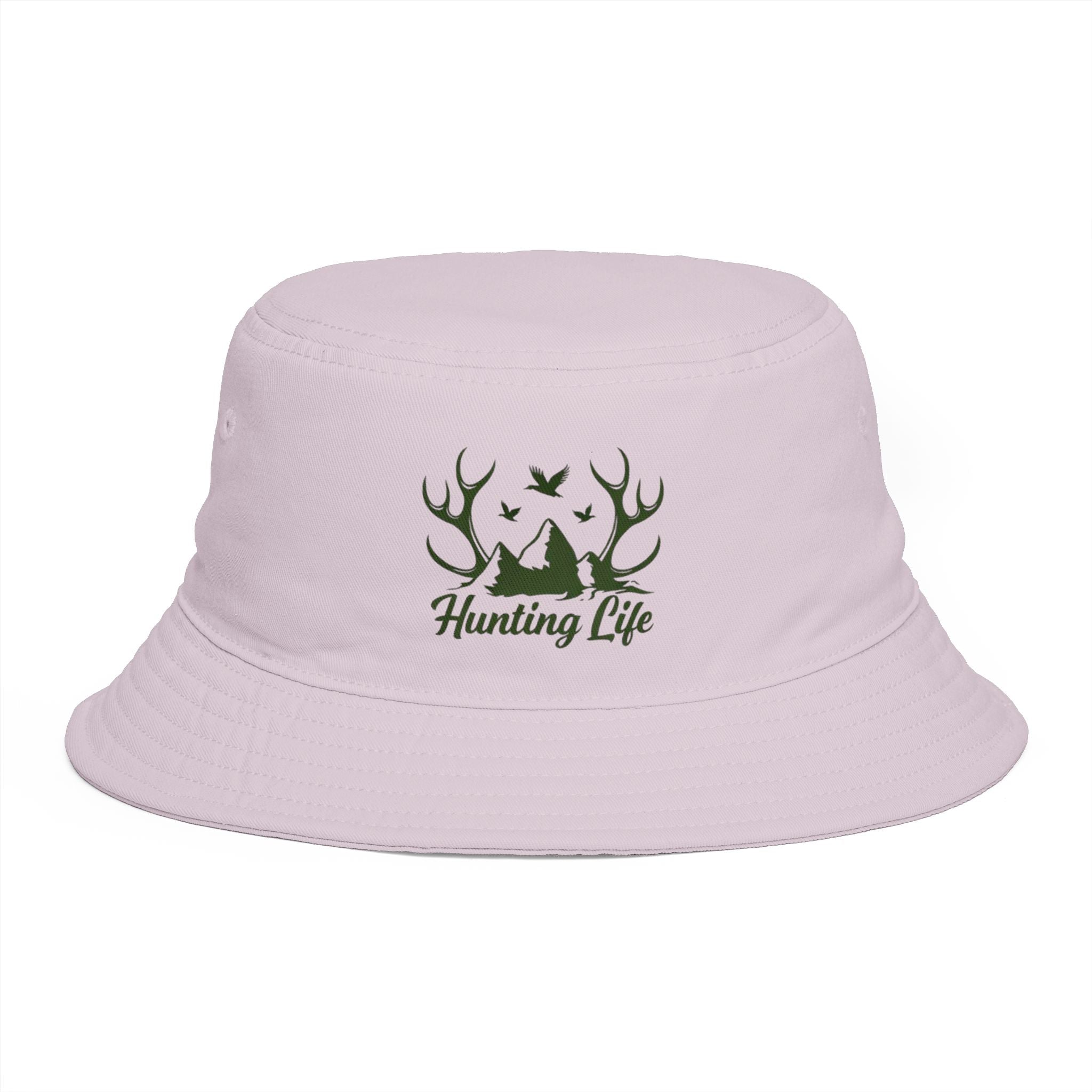 Hunting Life Bucket Hat | Brown Outdoor Fishermen & Hunter Sun Hat