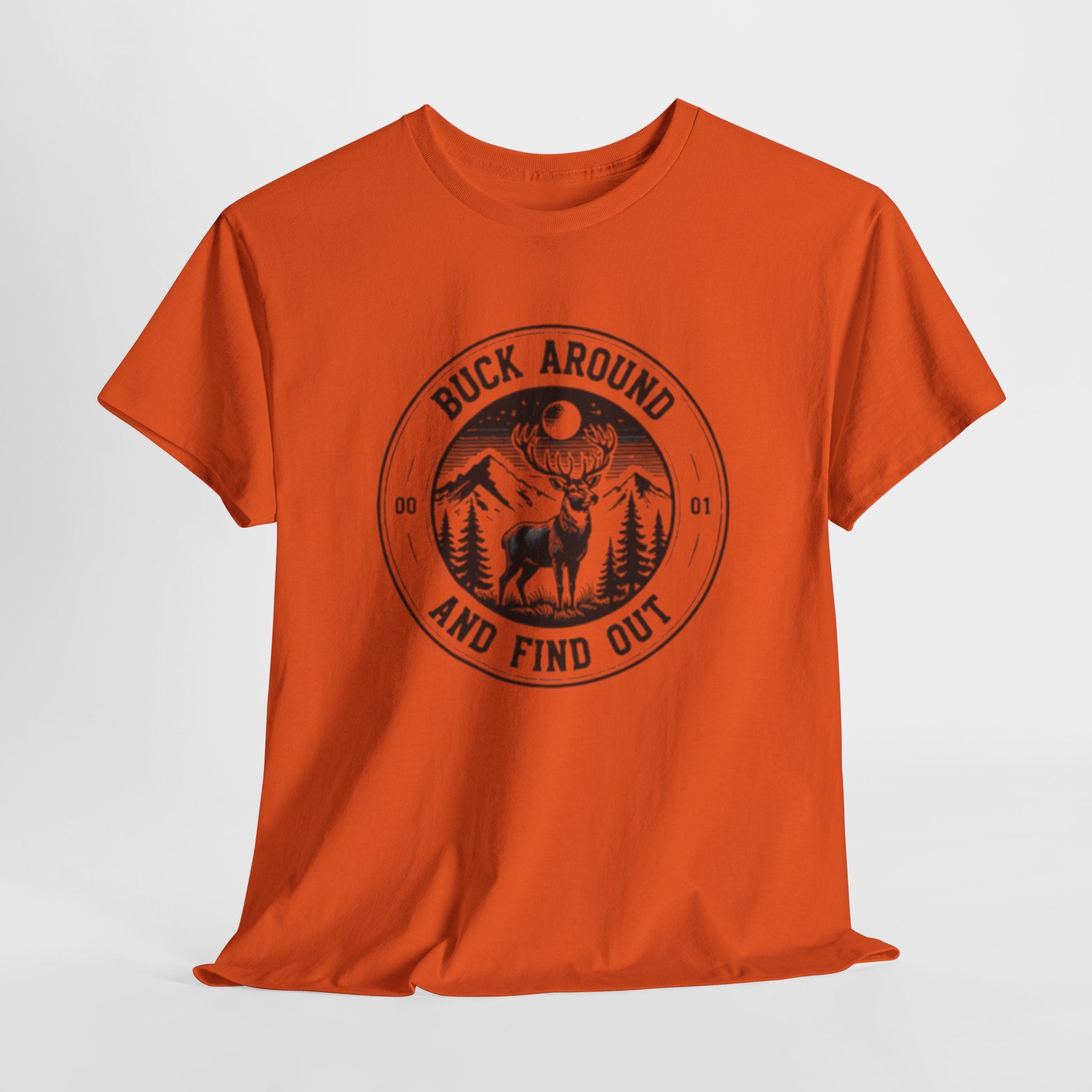 Buck Around And Find Out T‑Shirt | Vintage Deer Mountain Graphic Tee