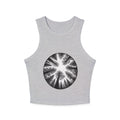 Racer Tank Top | Forest Canopy Circle Illustration