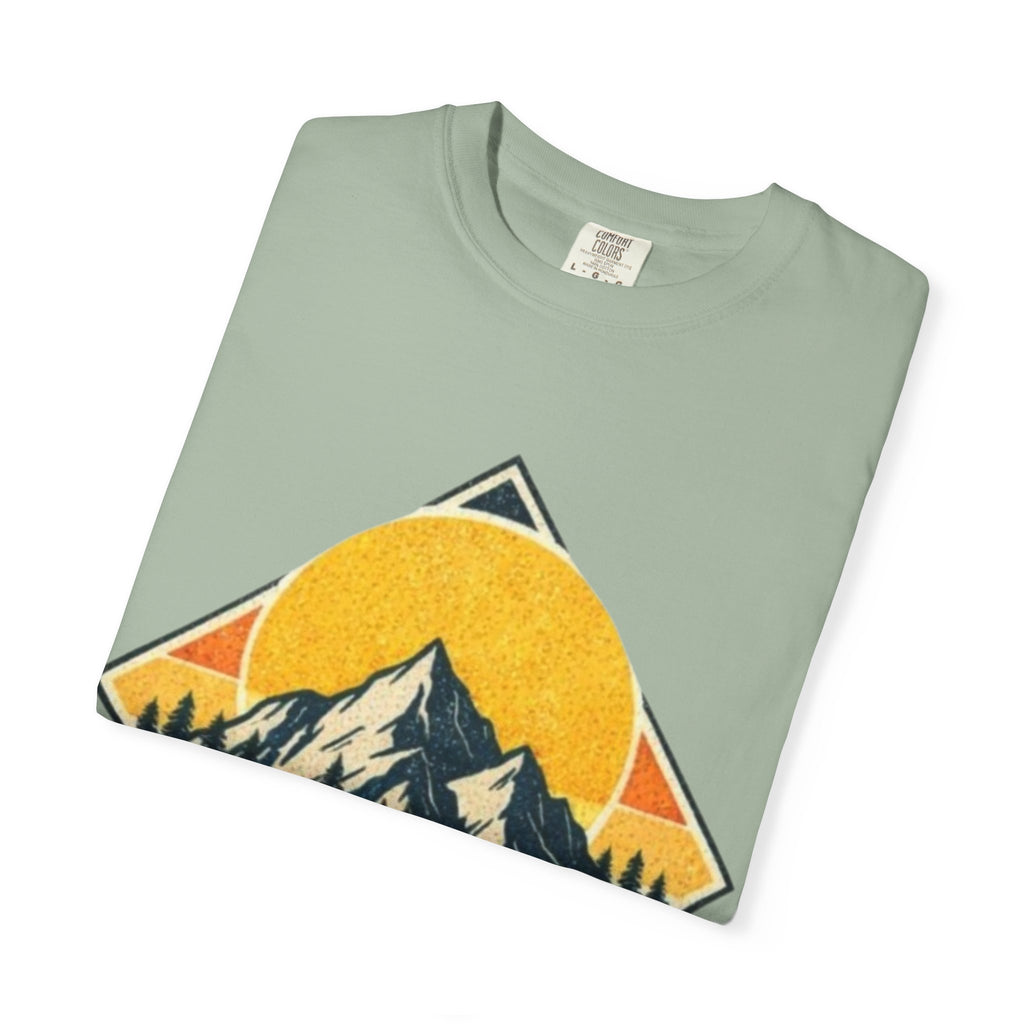Mountain Sunset T-Shirt | Retro Outdoor Graphic Tee